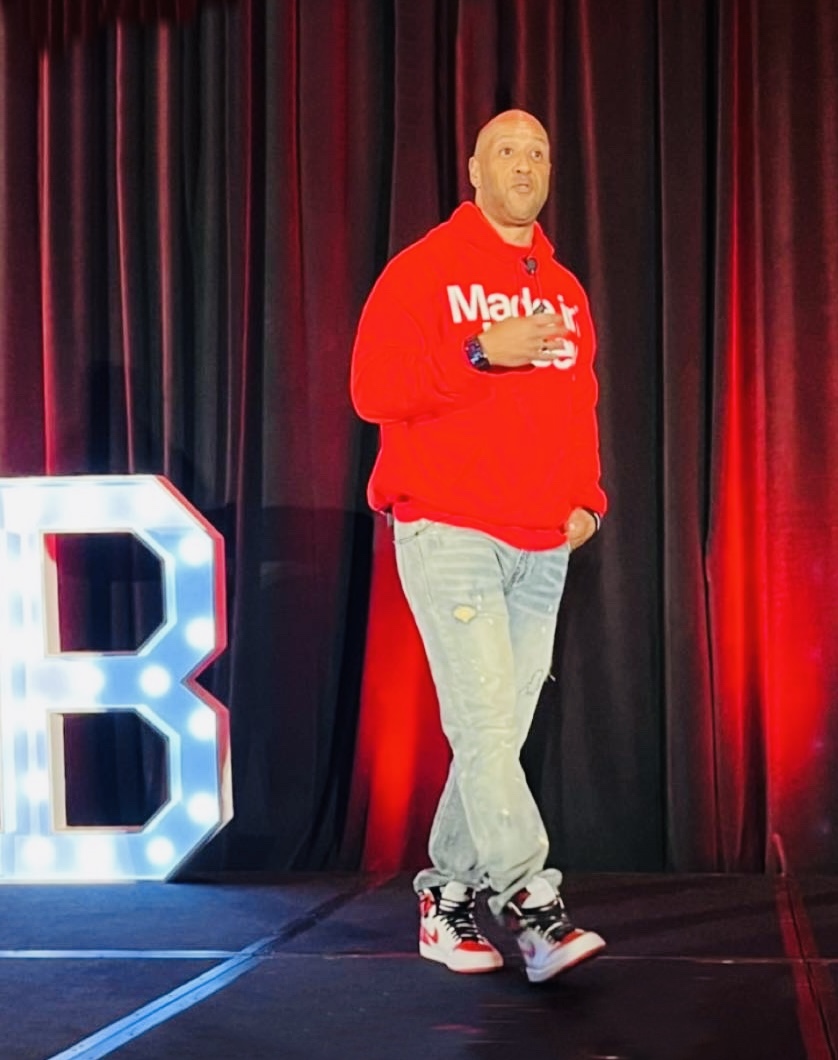 Michael Piercy on stage